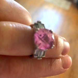 🌸Pink Square Cubic Zirconia🌸